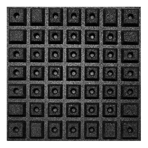 43mm Rubber Gym Flooring 100cm x 100cm Sprung Pro