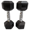 pair of 5kg hex dumbbells - superstrong