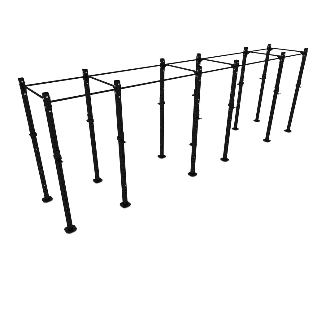 Free Standing Squat Rack(Modular)-6 Bay-Black-SuperStrong Fitness