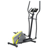Magnetic Elliptical Trainer with Pulse Measurement-Grey & Yellow-SuperStrong Fitness