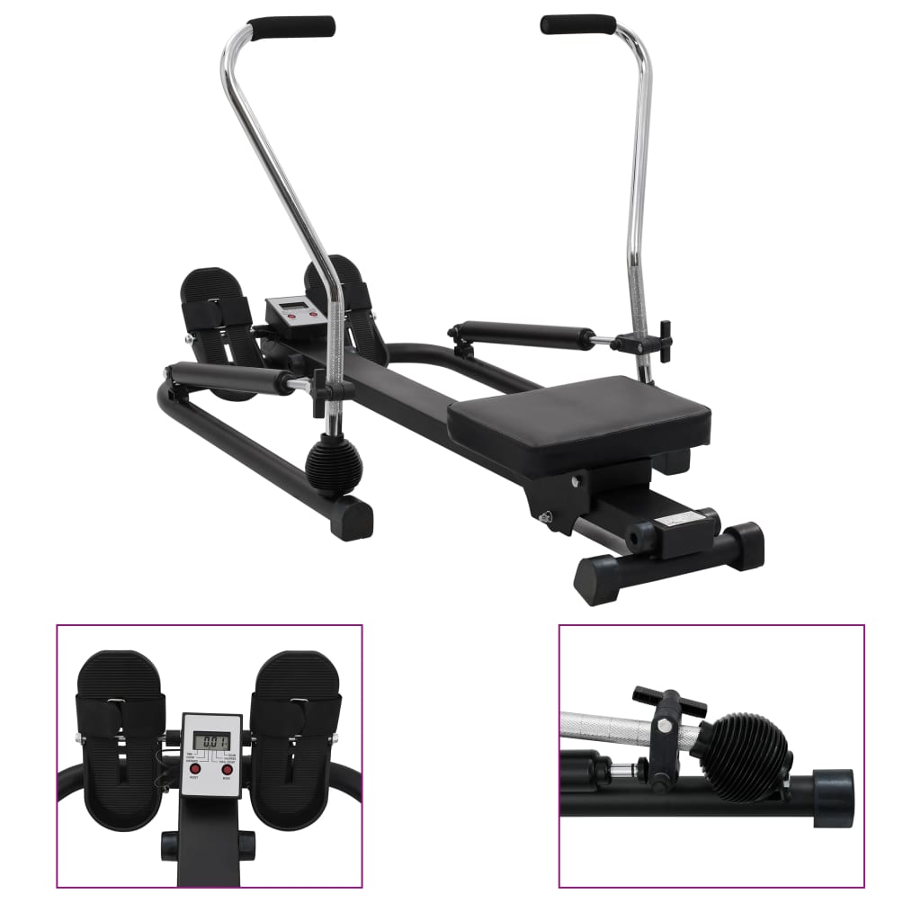 Rowing Machine 5 Level Hydraulic Resistance-SuperStrong Fitness