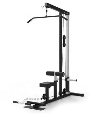 Lat Pulldown & Seated Row Machine - Plate Loaded