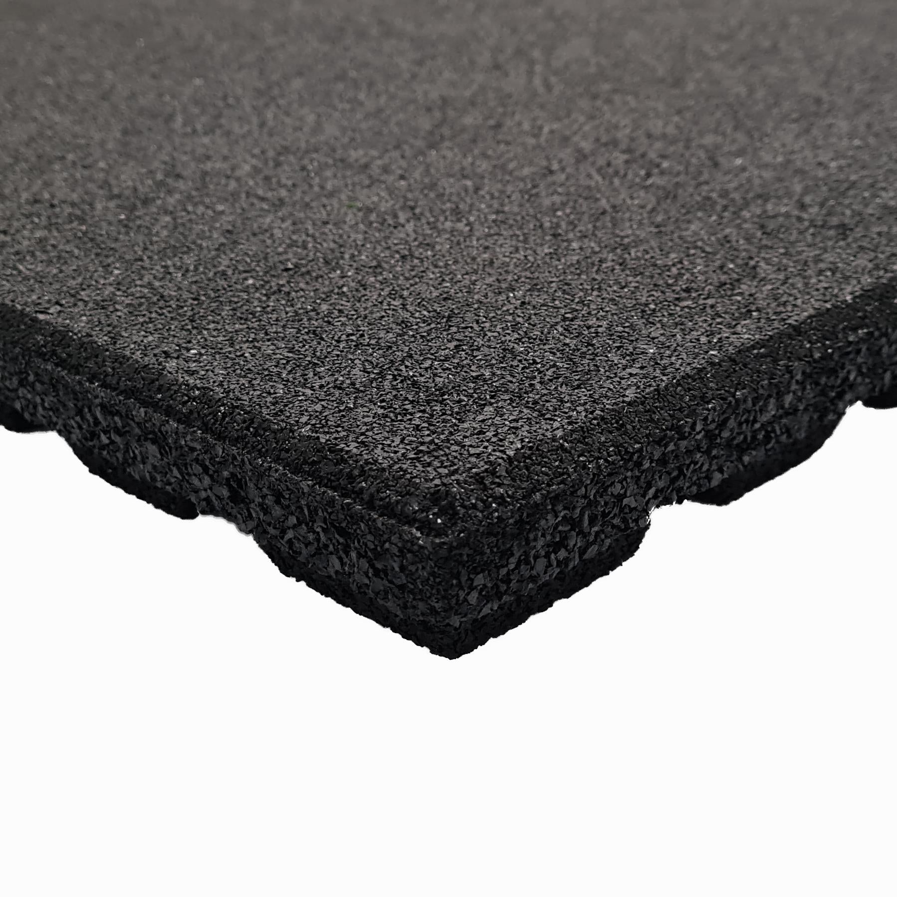 43mm Rubber Gym Flooring 100cm x 100cm Sprung Pro