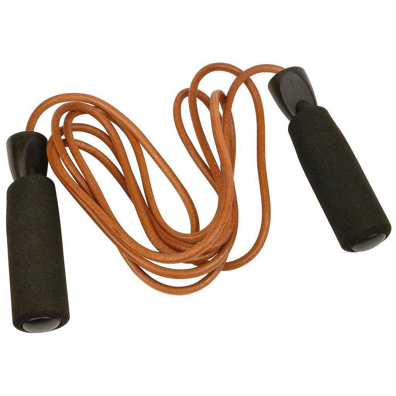 Urban Fitness 2.7m Leather Fitness Jump Rope-SuperStrong Fitness