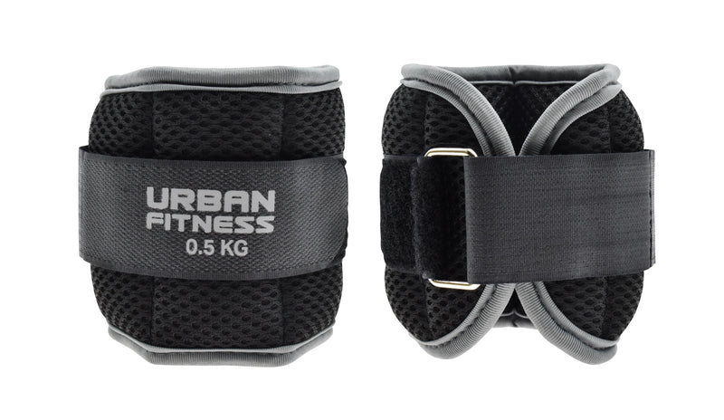Urban Fitness Adjustable Ankle / Wrist Weights - 0.5kg-2kg-0.5kg-SuperStrong Fitness