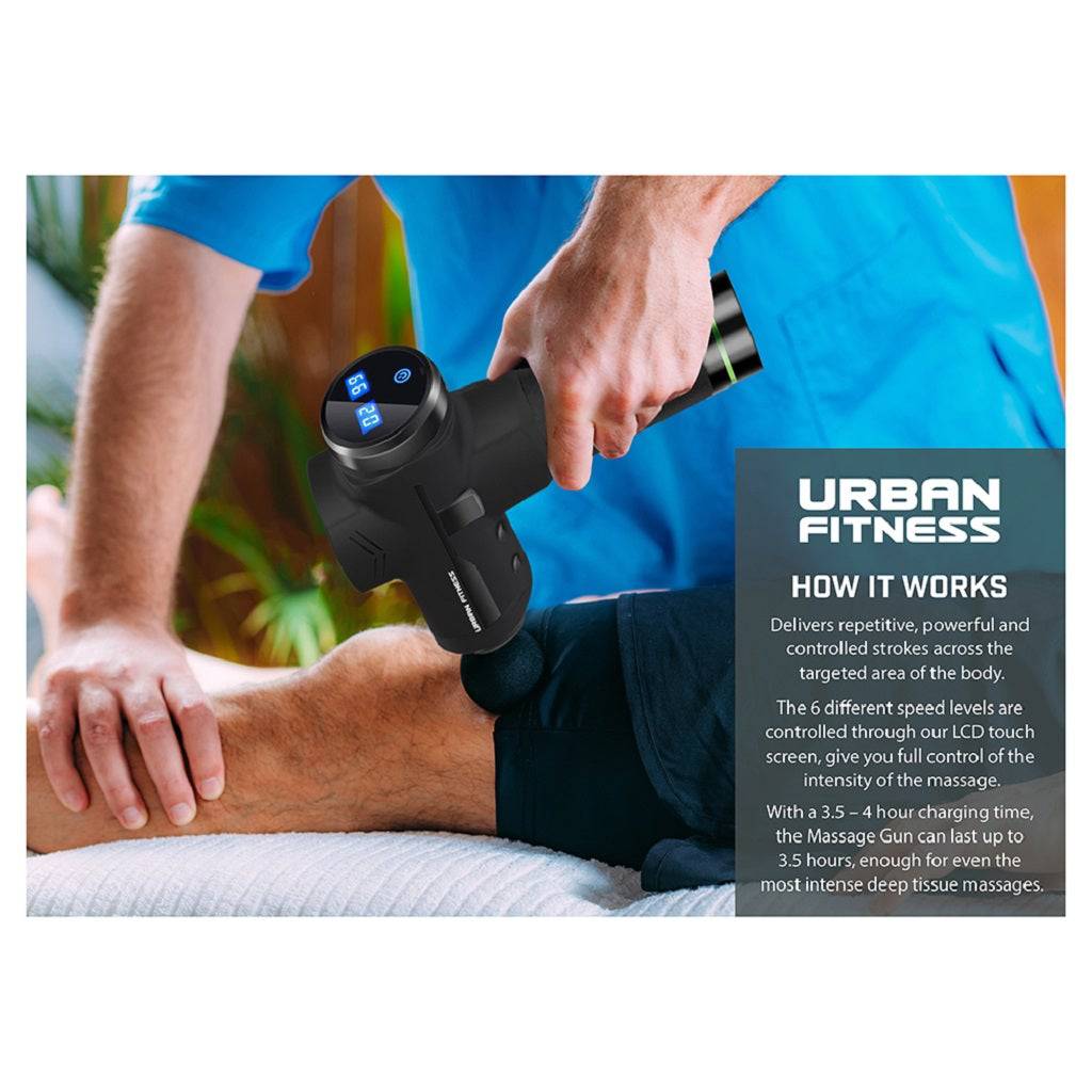 Massage Gun - Black - 6 Speed Levels