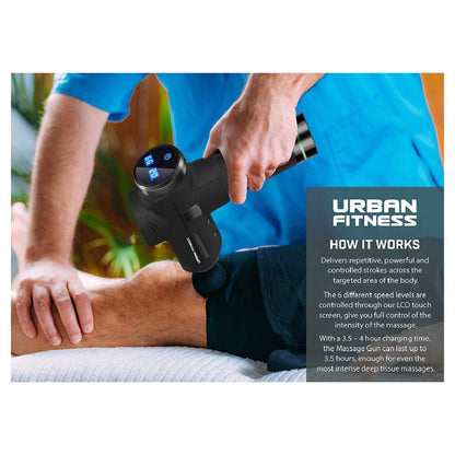 Massage Gun - Black - 6 Speed Levels