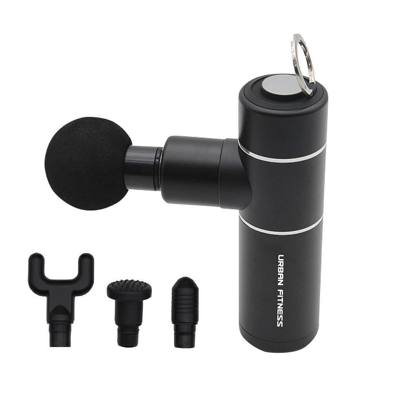 Urban Fitness Massage Gun - Black - 6 Speed Levels-Urban Fitness Mini Massage gun-SuperStrong Fitness