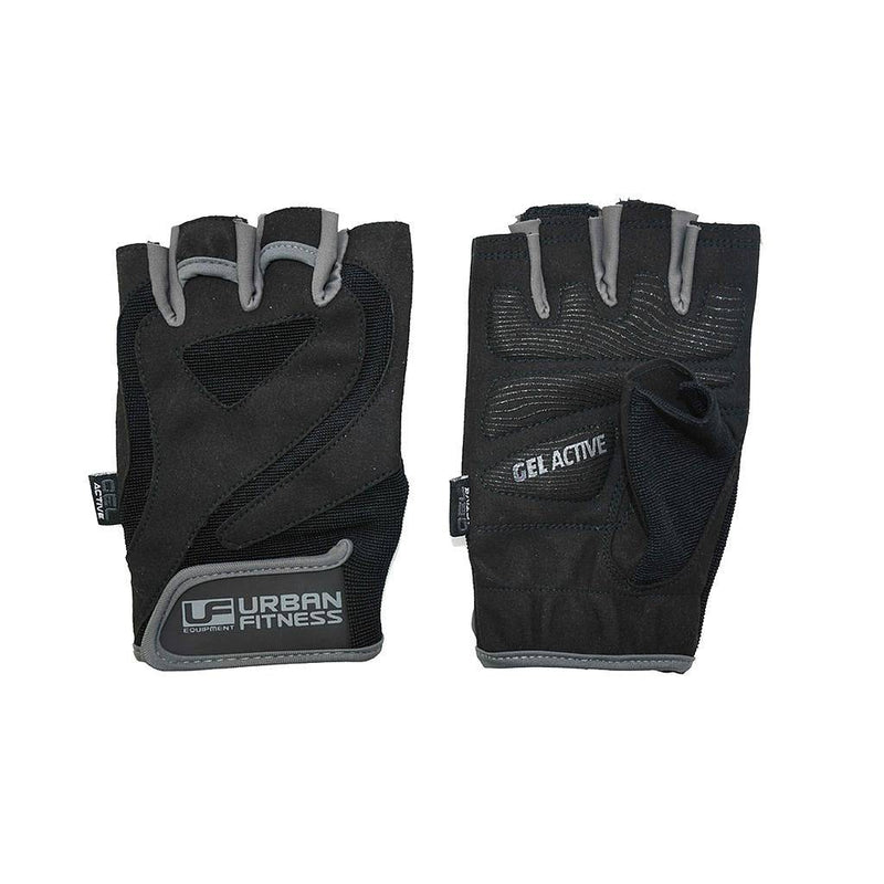 Urban Fitness Pro Gel Training Glove - Black/Grey-Small-SuperStrong Fitness
