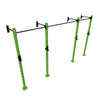 Wall Mounted Squat Rack(Modular)-2 Bay-Green-SuperStrong Fitness