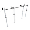 Wall Mounted Squat Rack(Modular)-2 Bay-White-SuperStrong Fitness