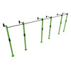Wall Mounted Squat Rack(Modular)-3 Bay-Green-SuperStrong Fitness