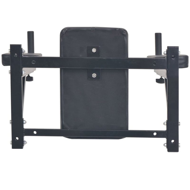 Wall-mounted Fitness Dip Station - Black-SuperStrong Fitness