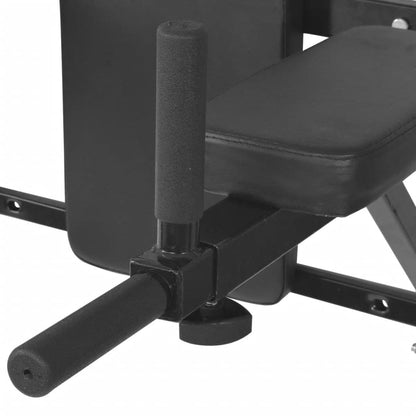 Wall-mounted Fitness Dip Station - Black