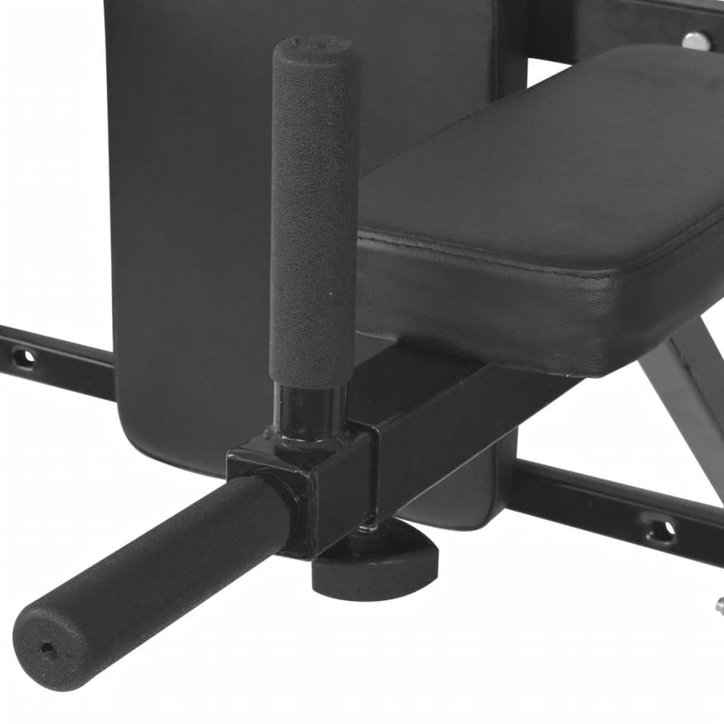 Wall-mounted Fitness Dip Station - Black-SuperStrong Fitness